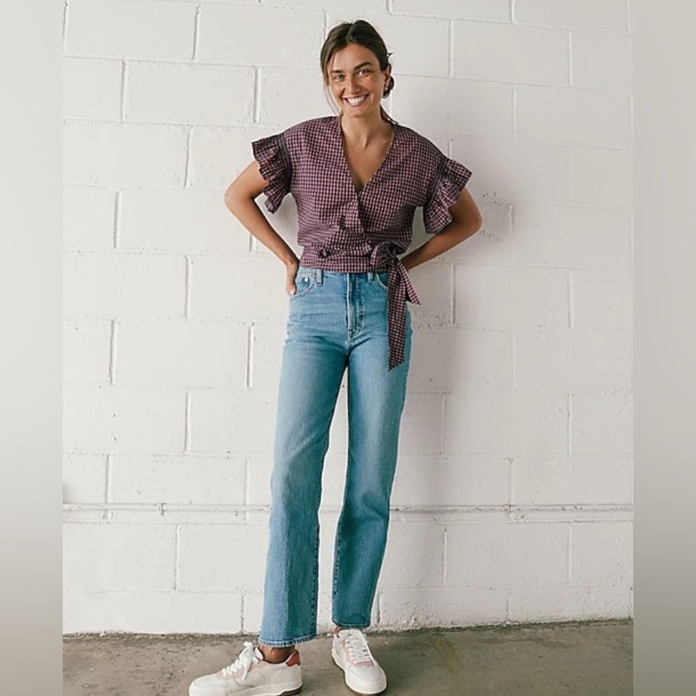 NWT - Madewell The Perfect Vintage Straight Jean in Hoye Wash in Size 28